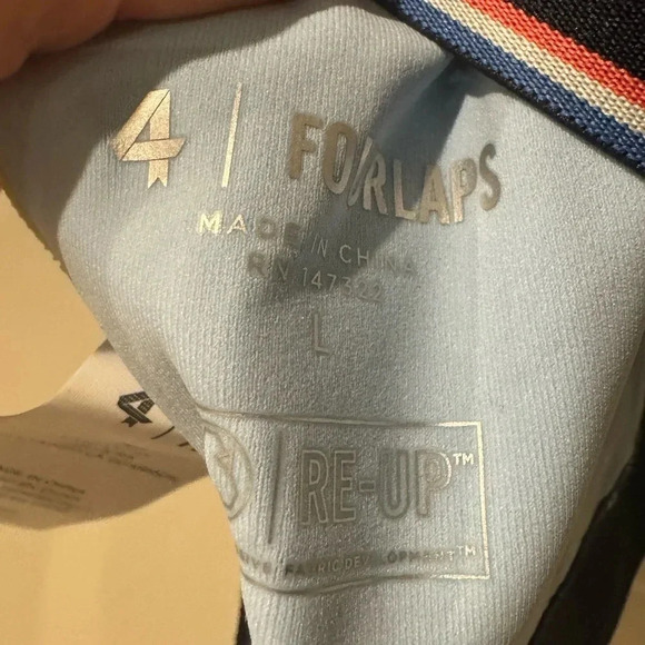 🍀 FOUR LAPS NWT CERULEAN SPORTS BRA - Picture 2 of 4